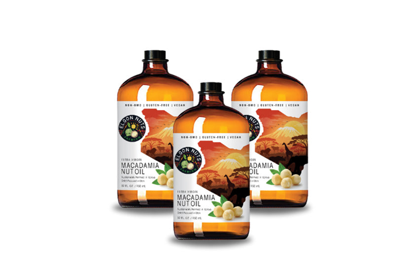 Macadamia Nut Oil - 16 oz Bottles (2-Pack)