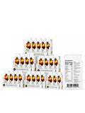 Display of Elgon Nuts macadamia nut butter single-serve packets in 48-pack with nutrition label.