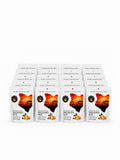 Bulk 24-pack of Elgon Nuts 1 oz dry roasted and salted macadamia nuts in individual snack-sized bags.
