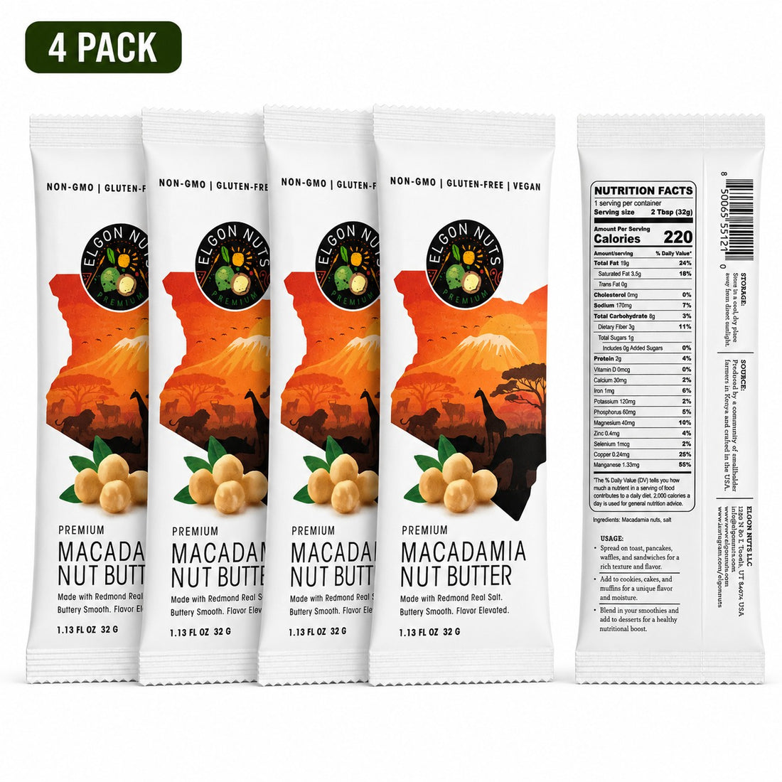 Macadamia Nut Butter - 1.13 oz (32 g)