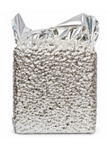 Large silver insulated packaging bag used for Elgon Nuts bulk raw macadamia nuts.